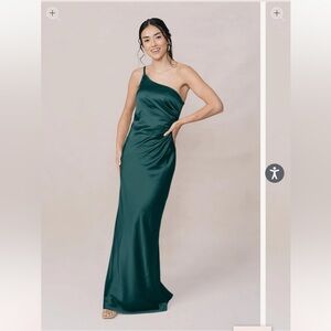 Jade Satin Dress